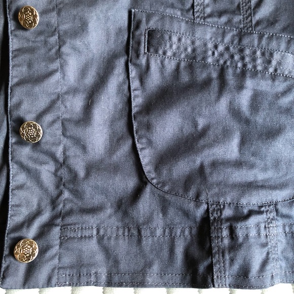 CJ Banks Navy lightweight jacket; 2x; 3/4 sleeve - Picture 5 of 5